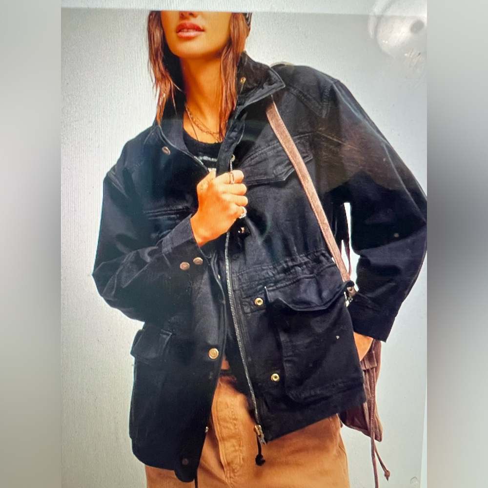 We The Free Black Utility Jacket